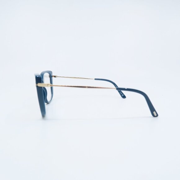 Tom Ford TF 5816-B 089 53mm Blue Teal and Gold, New Women's Eyeglasses. - Picture 6 of 7